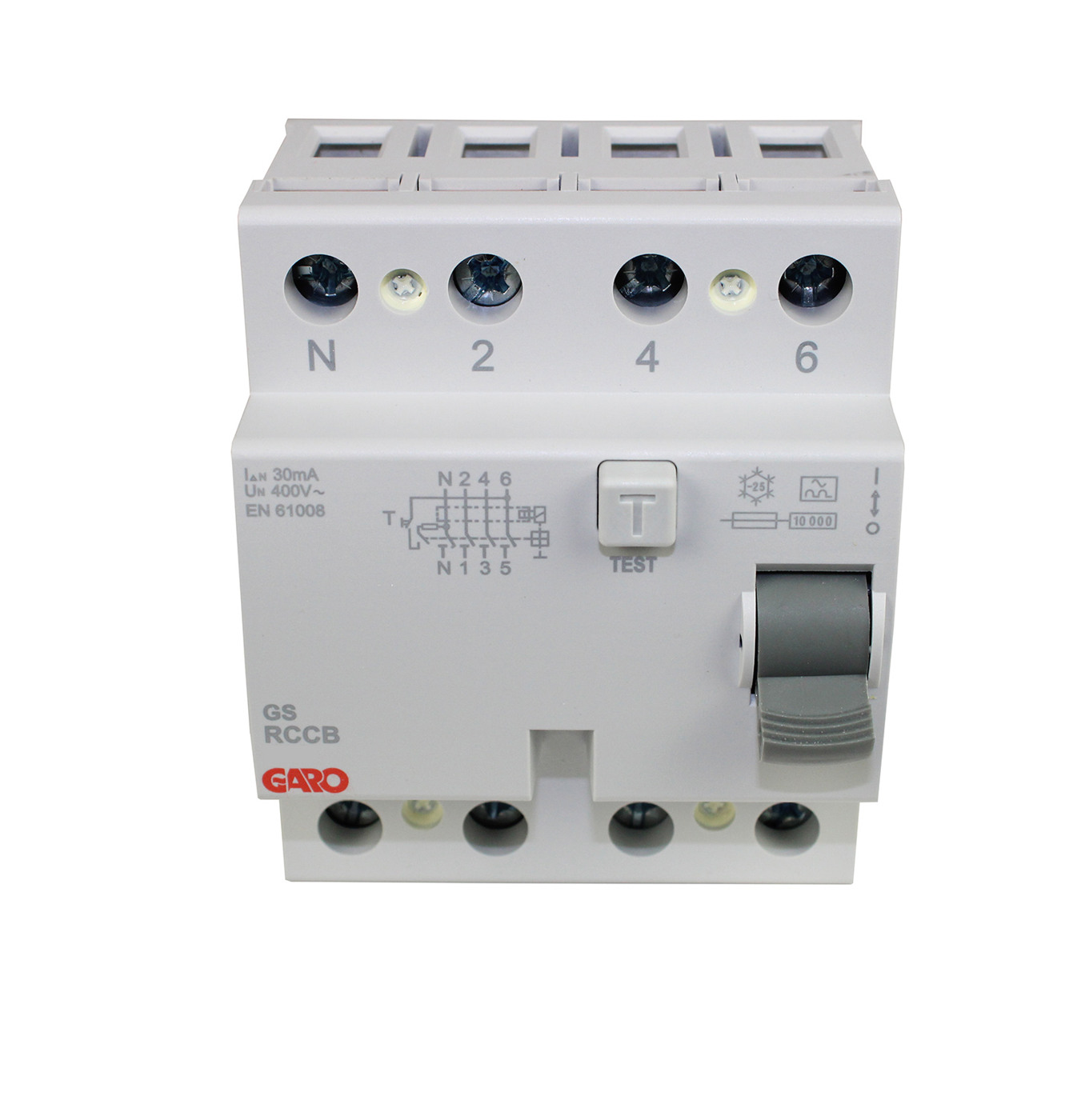 RCD 63A 4P 30mA - GARO Professional