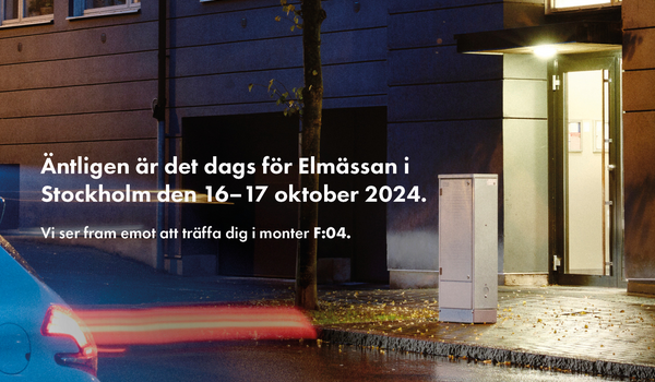 Besök oss på Elmässan 2024!